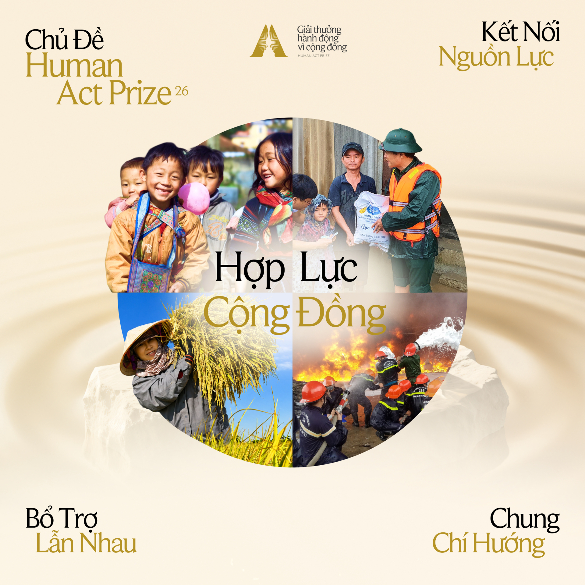 Dự &aacute;n hợp lực cộng đồng tại Human Act Prize 2026: Sức mạnh từ sự kết nối - Ảnh 1.