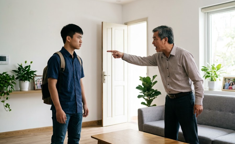 Bố đuổi t&ocirc;i khỏi nh&agrave; v&igrave; người phụ nữ k&eacute;m 15 tuổi: 10 năm sau, một cuộc gọi khiến t&ocirc;i suy sụp- Ảnh 1.