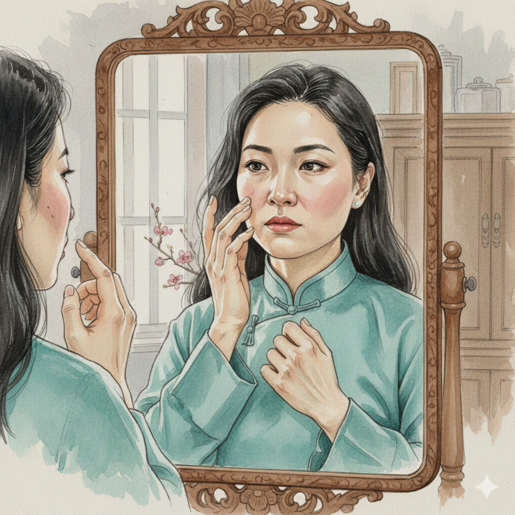 Tết này, tôi sợ soi gương hơn sợ việc nhà: Áp lực đến từ chiếc gương soi và khóe miệng của người khác - Ảnh 1.