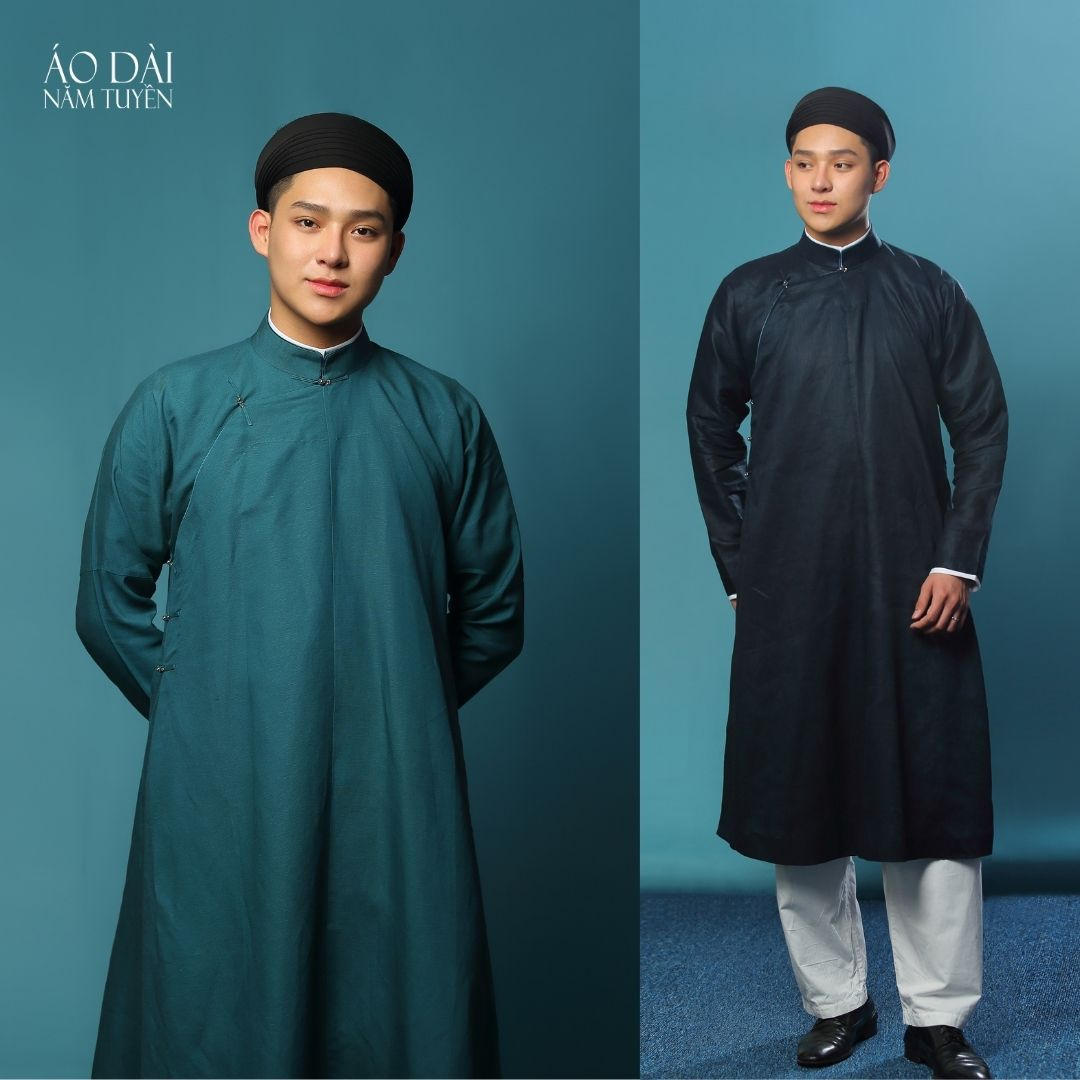 &Aacute;o d&agrave;i nam ng&agrave;y c&agrave;ng đẹp v&agrave; nhất định bạn phải cho chồng y&ecirc;u diện một bộ Tết n&agrave;y- Ảnh 4.