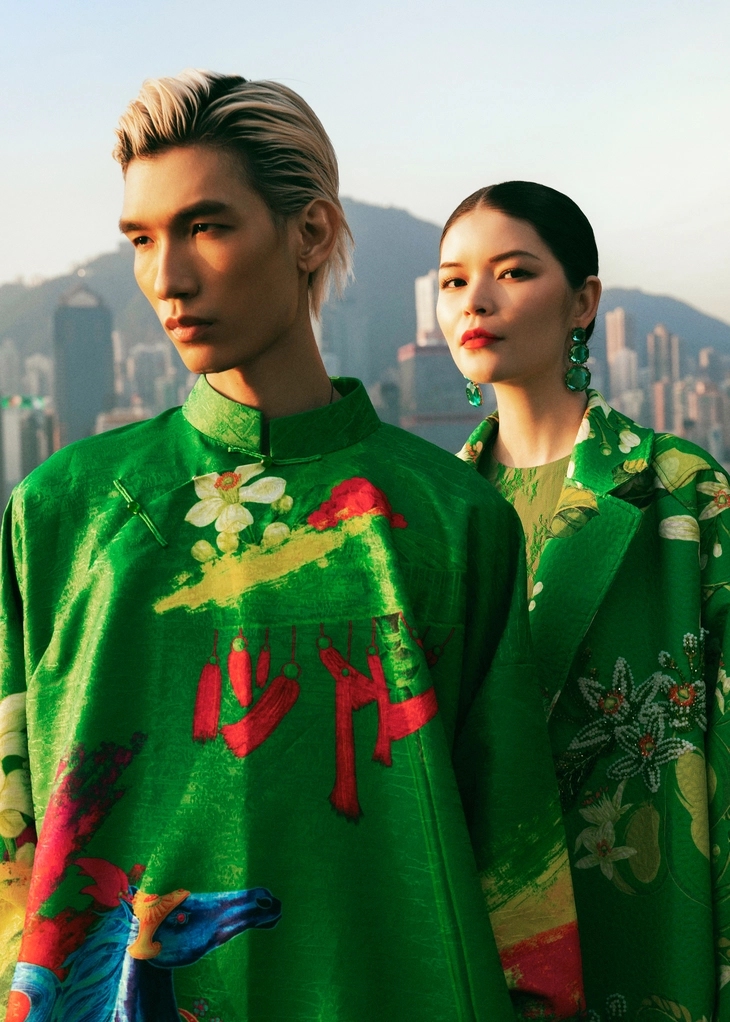 &Aacute;o d&agrave;i nam ng&agrave;y c&agrave;ng đẹp v&agrave; nhất định bạn phải cho chồng y&ecirc;u diện một bộ Tết n&agrave;y- Ảnh 3.