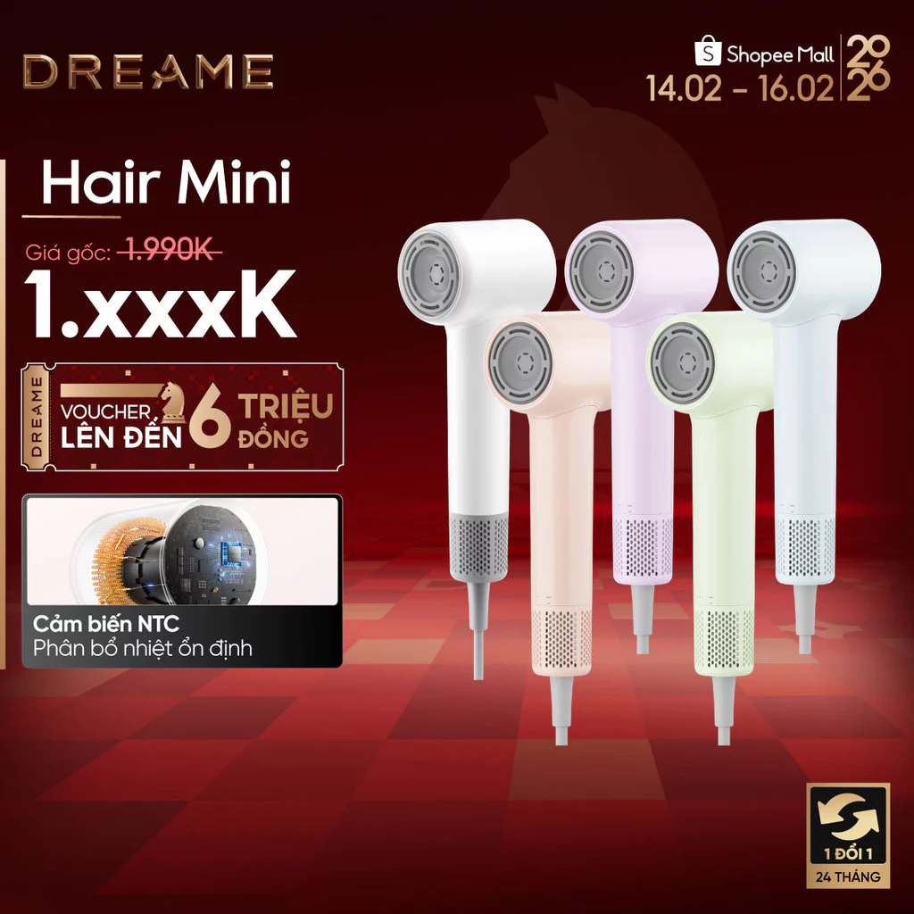 Tết n&agrave;y đừng chỉ mua hoa đ&agrave;o: 4 m&aacute;y sấy t&oacute;c gi&uacute;p bạn &ldquo;n&acirc;ng cấp nhan sắc&rdquo; ngay từ m&ugrave;ng 1 - Ảnh 1.