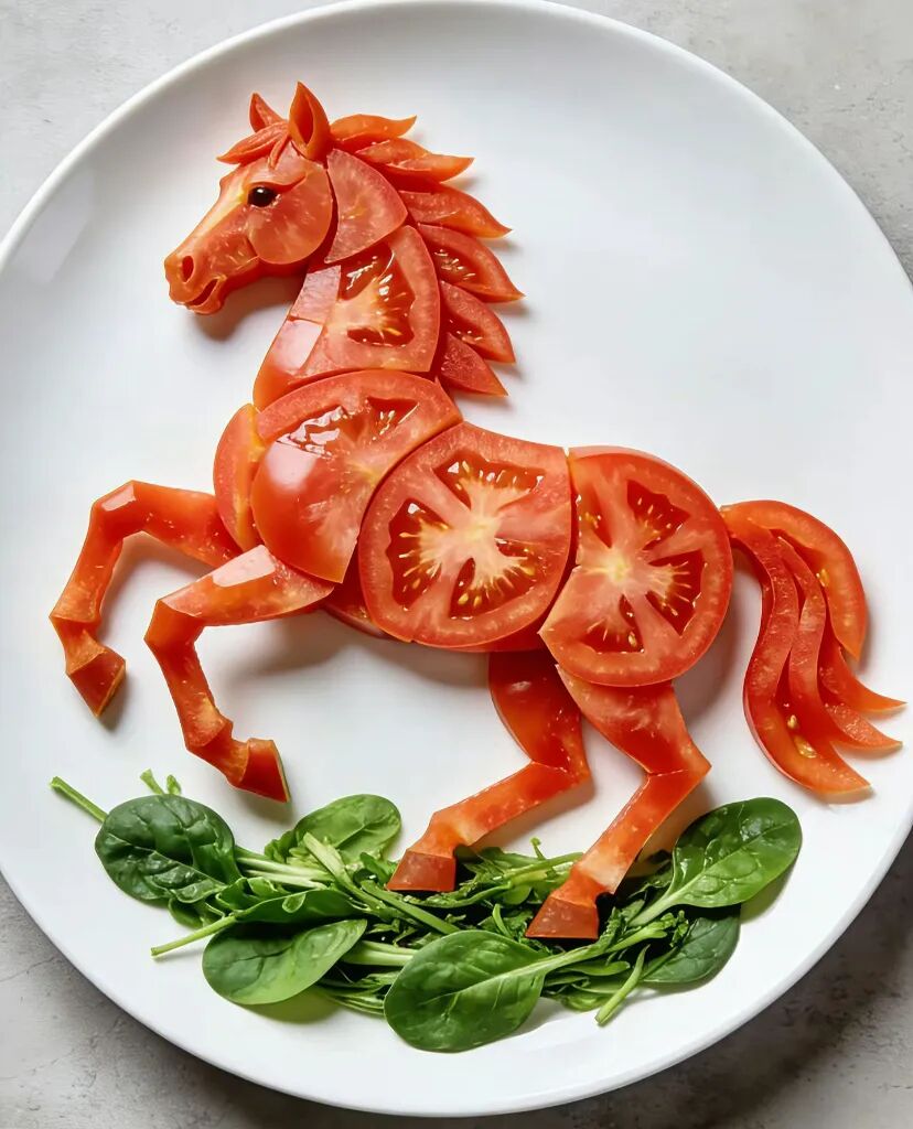 Đĩa tr&aacute;i c&acirc;y h&igrave;nh ngựa t&agrave;i lộc cho năm mới B&iacute;nh Ngọ 2026 th&ecirc;m phần rực rỡ - Ảnh 8.