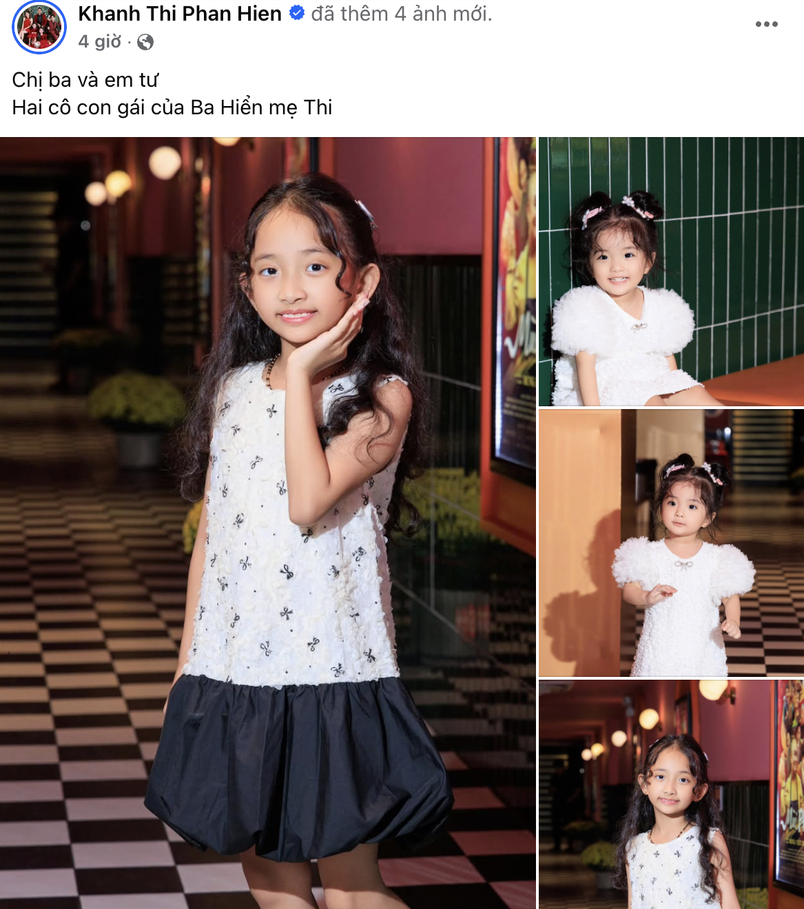 Anna và Lisa nhà Khánh Thi - Phan Hiển cứ xuất hiện là viral khắp cõi mạng: Nhan sắc chuẩn