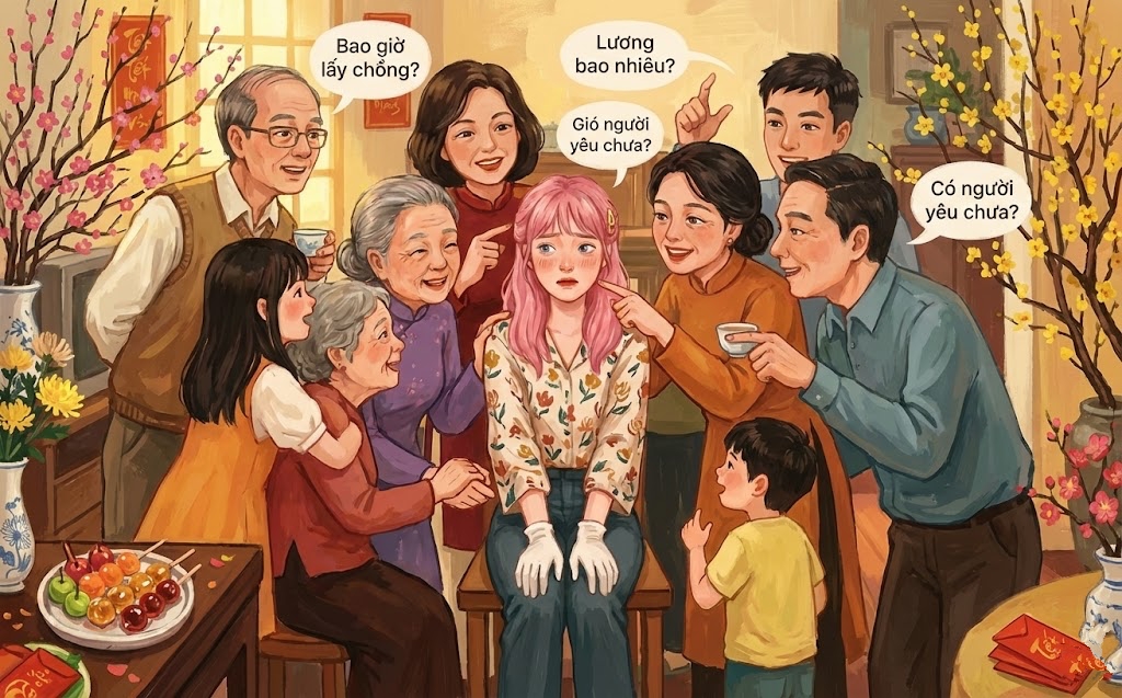 Nỗi l&ograve;ng c&ocirc; g&aacute;i độc th&acirc;n: Sợ Tết , sợ c&acirc;u hỏi Bao giờ lấy chồng - Ảnh 1.