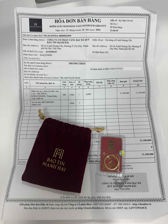 Kịp mua v&agrave;ng mang về biếu bố mẹ, Tết năm nay 