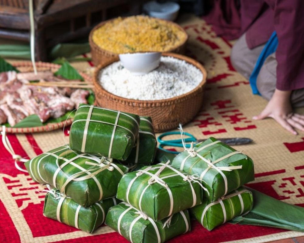 3 kiểu ăn b&aacute;nh chưng gi&uacute;p phụ nữ kh&ocirc;ng lo tăng c&acirc;n, t&iacute;ch mỡ ng&agrave;y Tết: Ăn đ&uacute;ng c&aacute;ch c&ograve;n gi&uacute;p no l&acirc;u, hạn chế th&egrave;m đồ ngọt - Ảnh 3.