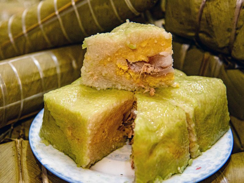 3 kiểu ăn b&aacute;nh chưng gi&uacute;p phụ nữ kh&ocirc;ng lo tăng c&acirc;n, t&iacute;ch mỡ ng&agrave;y Tết: Ăn đ&uacute;ng c&aacute;ch c&ograve;n gi&uacute;p no l&acirc;u, hạn chế th&egrave;m đồ ngọt - Ảnh 4.