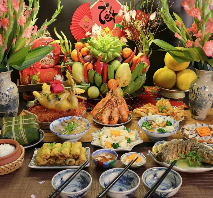 M&acirc;m c&uacute;ng h&oacute;a v&agrave;ng m&ugrave;ng 3 Tết 2026 v&agrave; những m&oacute;n ăn ngon kh&ocirc;ng thể thiếu - Ảnh 1.