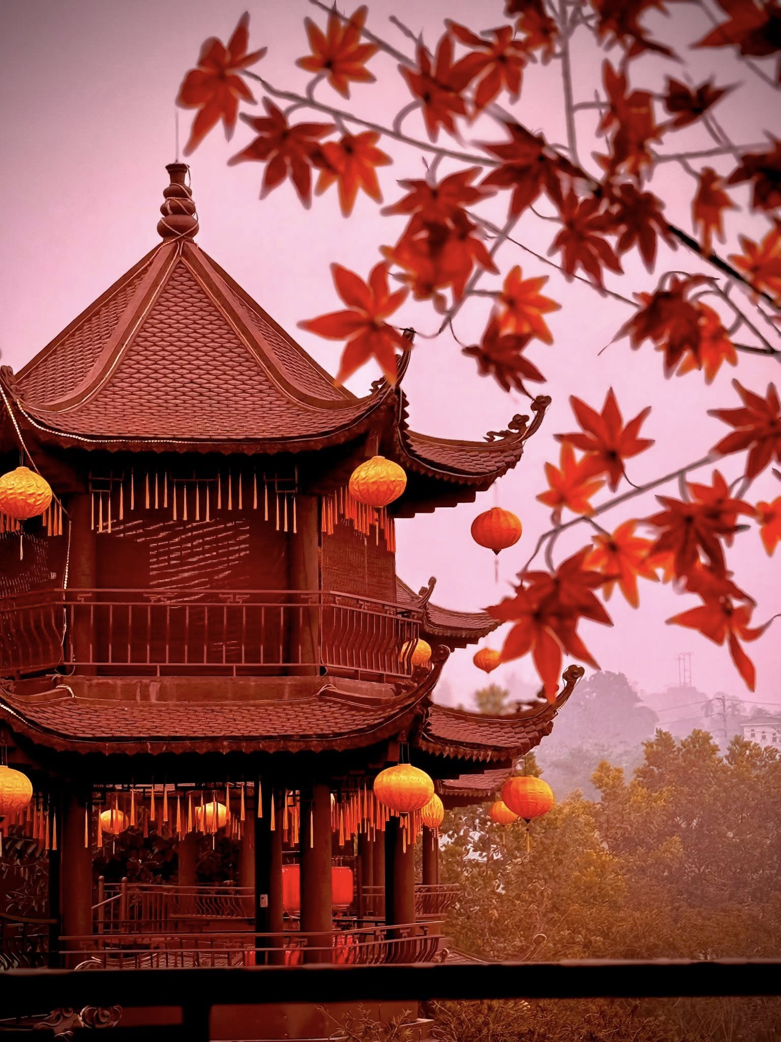 Ph&aacute;t hiện "ti&ecirc;n cảnh" tuyệt đẹp c&aacute;ch H&agrave; Nội chỉ 30km: Ng&ocirc;i đền tựa sơn đạp thủy g&acirc;y b&atilde;o hội m&ecirc; x&ecirc; dịch đầu xu&acirc;n B&iacute;nh Ngọ- Ảnh 10.