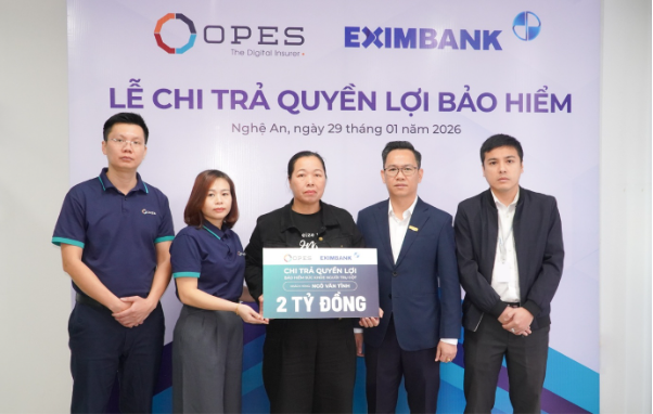 OPES chi trả 2 tỷ đồng cho kh&aacute;ch h&agrave;ng tham gia bảo hiểm sức khỏe người trụ cột - Ảnh 1.