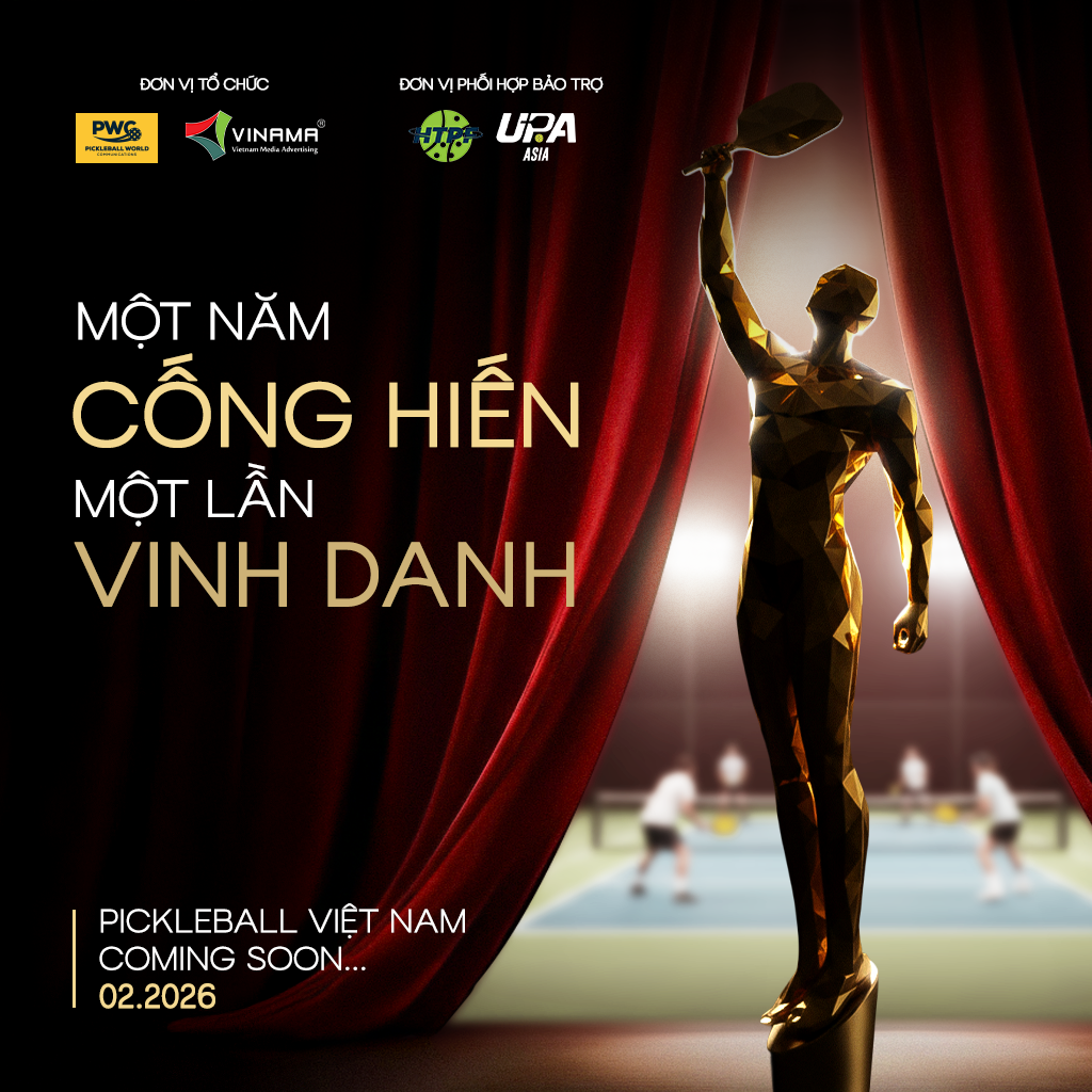 Lần đầu c&oacute; sự kiện vinh danh Pickleball tại Việt Nam- Ảnh 2.