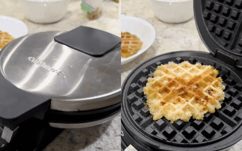 Tuyệt chi&ecirc;u nướng b&aacute;nh chưng , b&aacute;nh t&eacute;t gi&ograve;n rụm với m&aacute;y waffle hấp dẫn năm 2026 - Ảnh 5.