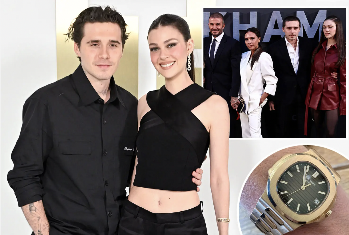 Cạn t&igrave;nh cạn nghĩa nhưng vật chất hưởng kh&ocirc;ng s&oacute;t thứ g&igrave;: Brooklyn vẫn đeo đồng hồ 9 tỷ do bố - David Beckham tặng - Ảnh 1.