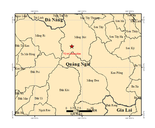 Ngày mùng 5 Tết 2026 , Quảng Ngãi xảy ra 6 trận động đất liên tiếp - Ảnh 1. Ngày mùng 5 Tết 2026 , Quảng Ngãi xảy ra 6 trận động đất liên tiếp - Ảnh 1.