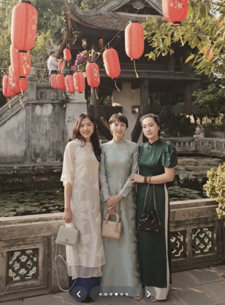 Văn Hậu du xu&acirc;n c&ugrave;ng nh&agrave; vợ, mẹ Do&atilde;n Hải My g&acirc;y sốt v&igrave; visual trẻ đẹp, một ch&iacute;n một mười với con  - Ảnh 9.