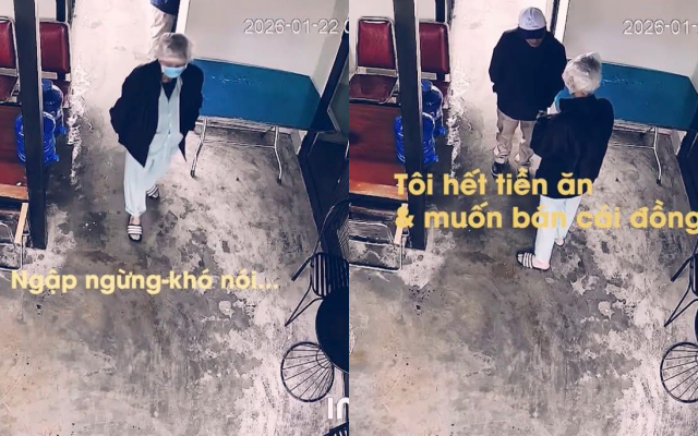 Cụ &ocirc;ng mắc bệnh K mang chiếc đồng hồ cũ xin b&aacute;n 200k để c&oacute; tiền ăn qua ng&agrave;y, n&oacute;i trong nghẹn ng&agrave;o: 