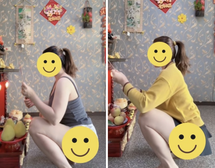 Tranh c&atilde;i về trang phục thắp hương: &Aacute;o tr&agrave;ng v&agrave; quần ngắn c&oacute; n&ecirc;n được chấp nhận? - Ảnh 2.