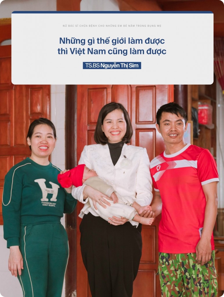 Nữ b&aacute;c sĩ chữa bệnh cho những em b&eacute; nằm trong bụng mẹ: 