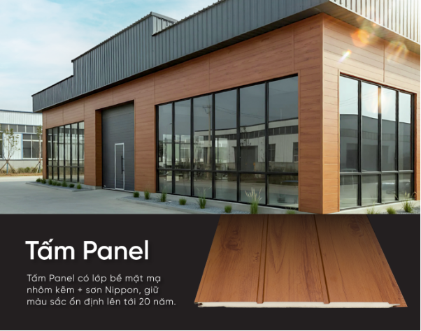 Vật liệu ốp ngo&agrave;i trời 2026: So s&aacute;nh độ bền Gỗ nhựa, Panel v&agrave; Nh&ocirc;m- Ảnh 3.