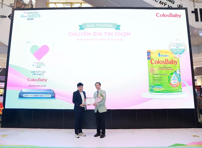 ColosBaby Gold được chuyên gia tin chọn tại Webtretho Awards 2025 - Ảnh 1. ColosBaby Gold được chuyên gia tin chọn tại Webtretho Awards 2025 - Ảnh 1.