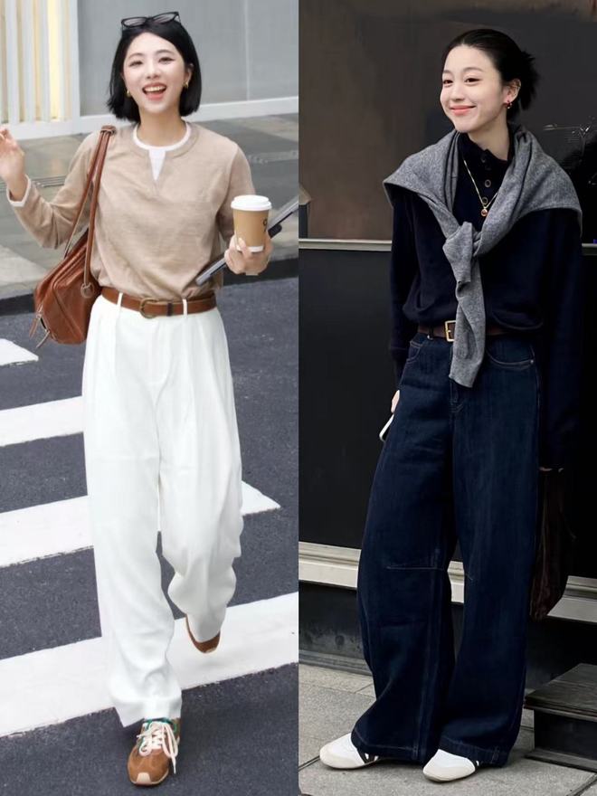 C&ocirc;ng thức mặc đẹp &aacute;o ngắn + quần ống rộng cho n&agrave;ng nấm l&ugrave;n m&ugrave;a xu&acirc;n 2026 - Ảnh 14.