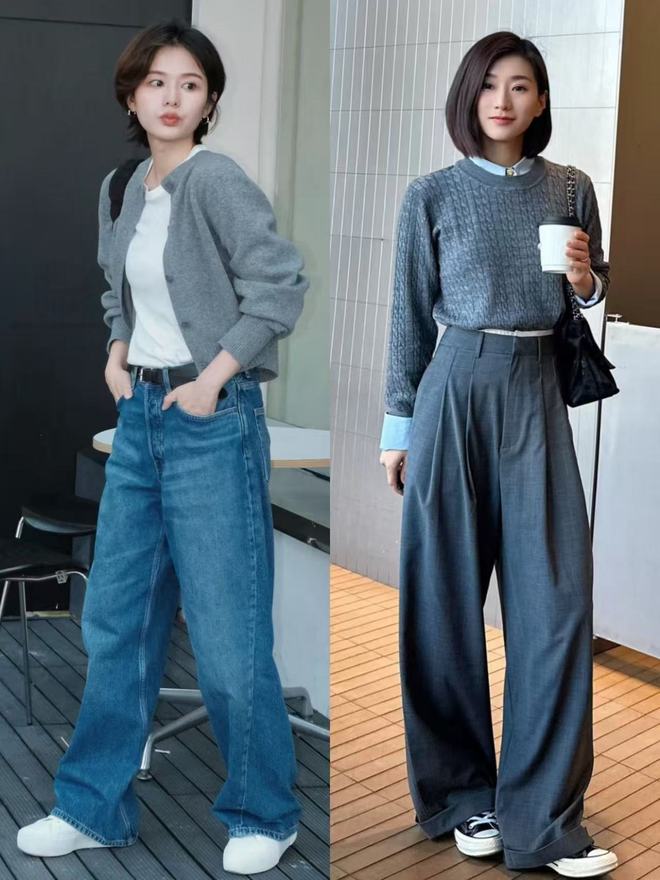 C&ocirc;ng thức mặc đẹp &aacute;o ngắn + quần ống rộng cho n&agrave;ng nấm l&ugrave;n m&ugrave;a xu&acirc;n 2026 - Ảnh 12.