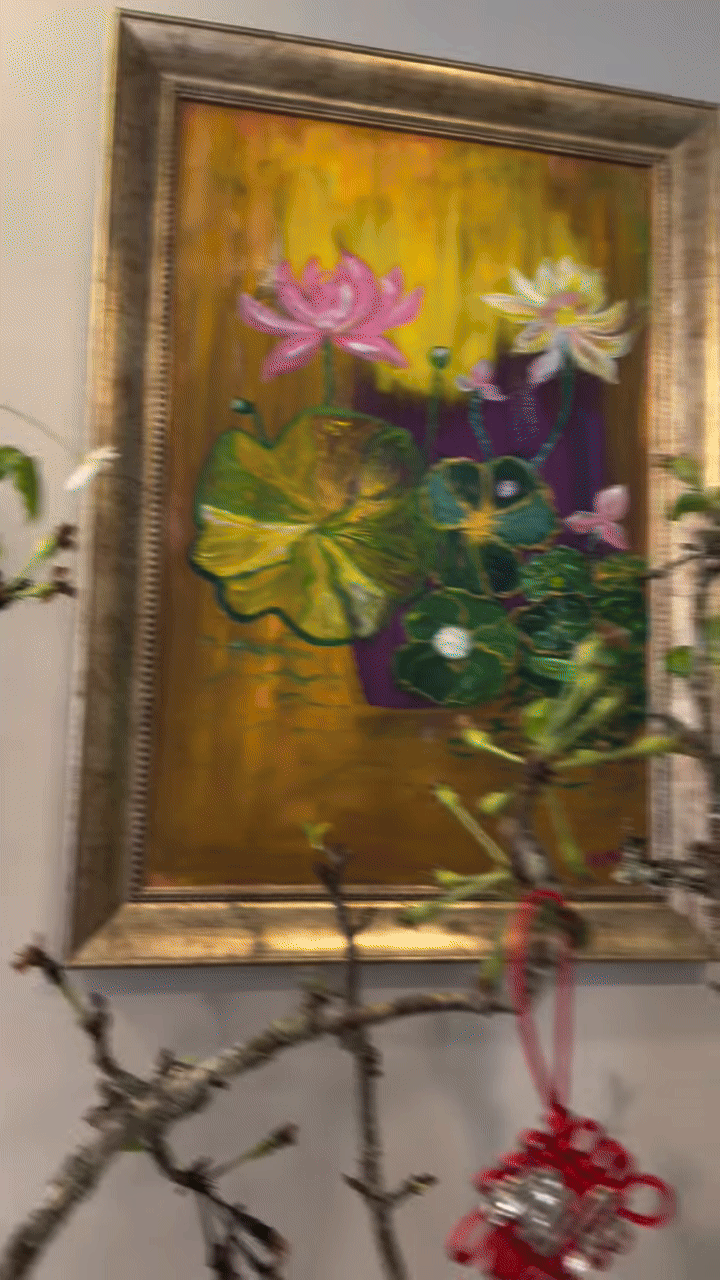 Tết 2026 tràn ngập không gian sống của Hoa hậu Giáng My tại biệt thự 1.000m2 - Ảnh 7. Tết 2026 tràn ngập không gian sống của Hoa hậu Giáng My tại biệt thự 1.000m2 - Ảnh 7.