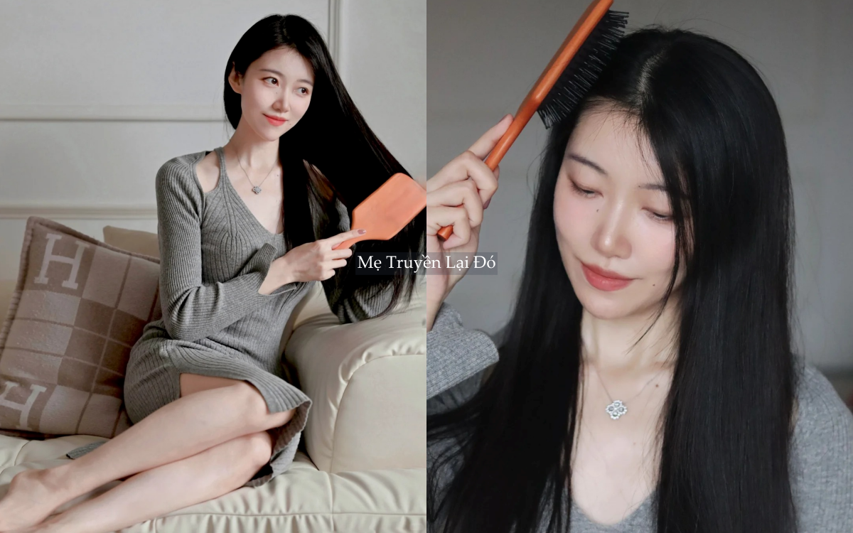 3 đời phụ nữ nh&agrave; t&ocirc;i giữ m&aacute;i t&oacute;c đen mượt nhờ 5 b&iacute; quyết đơn giản - Ảnh 2.