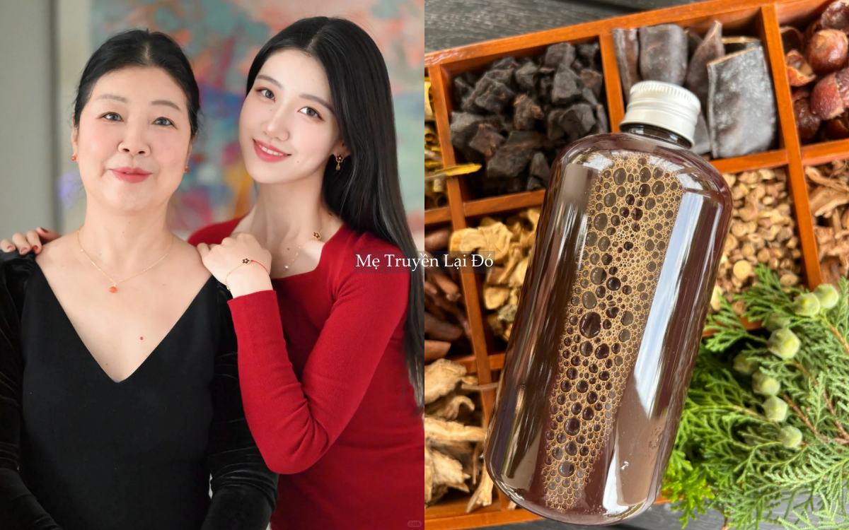 3 đời phụ nữ nh&agrave; t&ocirc;i giữ m&aacute;i t&oacute;c đen mượt nhờ 5 b&iacute; quyết đơn giản - Ảnh 5.