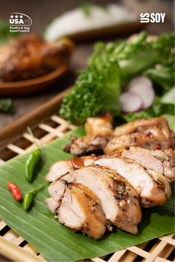 Giữ lửa bếp G&agrave; Mỹ nướng l&aacute; chuối mắc kh&eacute;n &ndash; Hương vị của sum vầy - Ảnh 2.