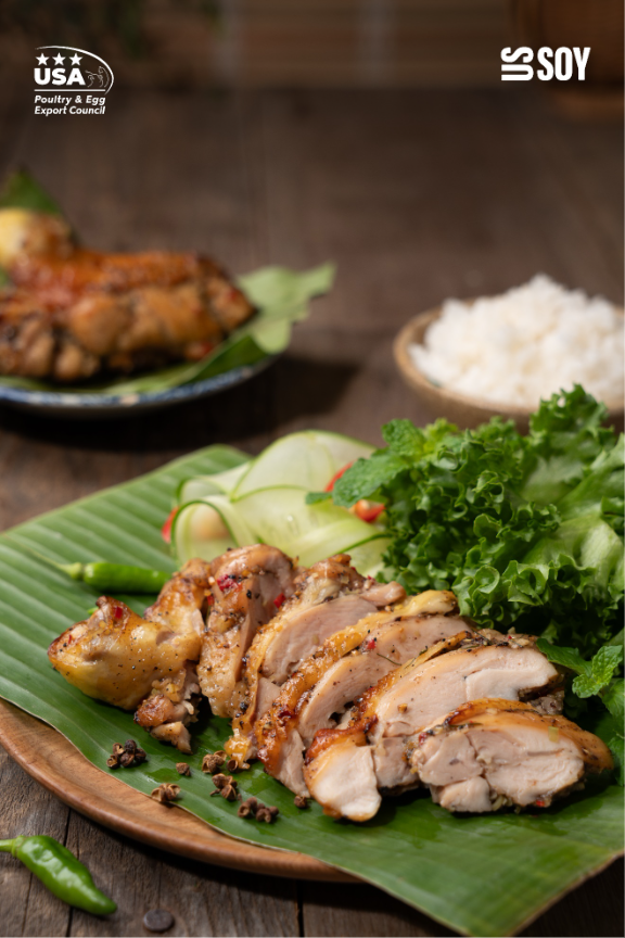 Giữ lửa bếp G&agrave; Mỹ nướng l&aacute; chuối mắc kh&eacute;n &ndash; Hương vị của sum vầy - Ảnh 3.