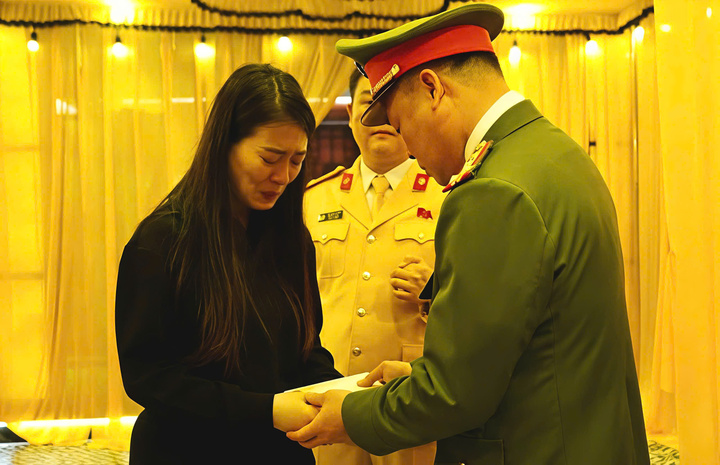 Tai nạn xe ben khiến Trung t&aacute; CSGT hy sinh đ&uacute;ng ng&agrave;y sinh nhật đầy x&uacute;c động - Ảnh 1.