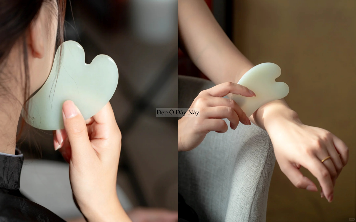 5 phút massage guasha mỗi tối: Nàng blogger giữ da căng bóng, không 1 nếp nhăn - Ảnh 5.