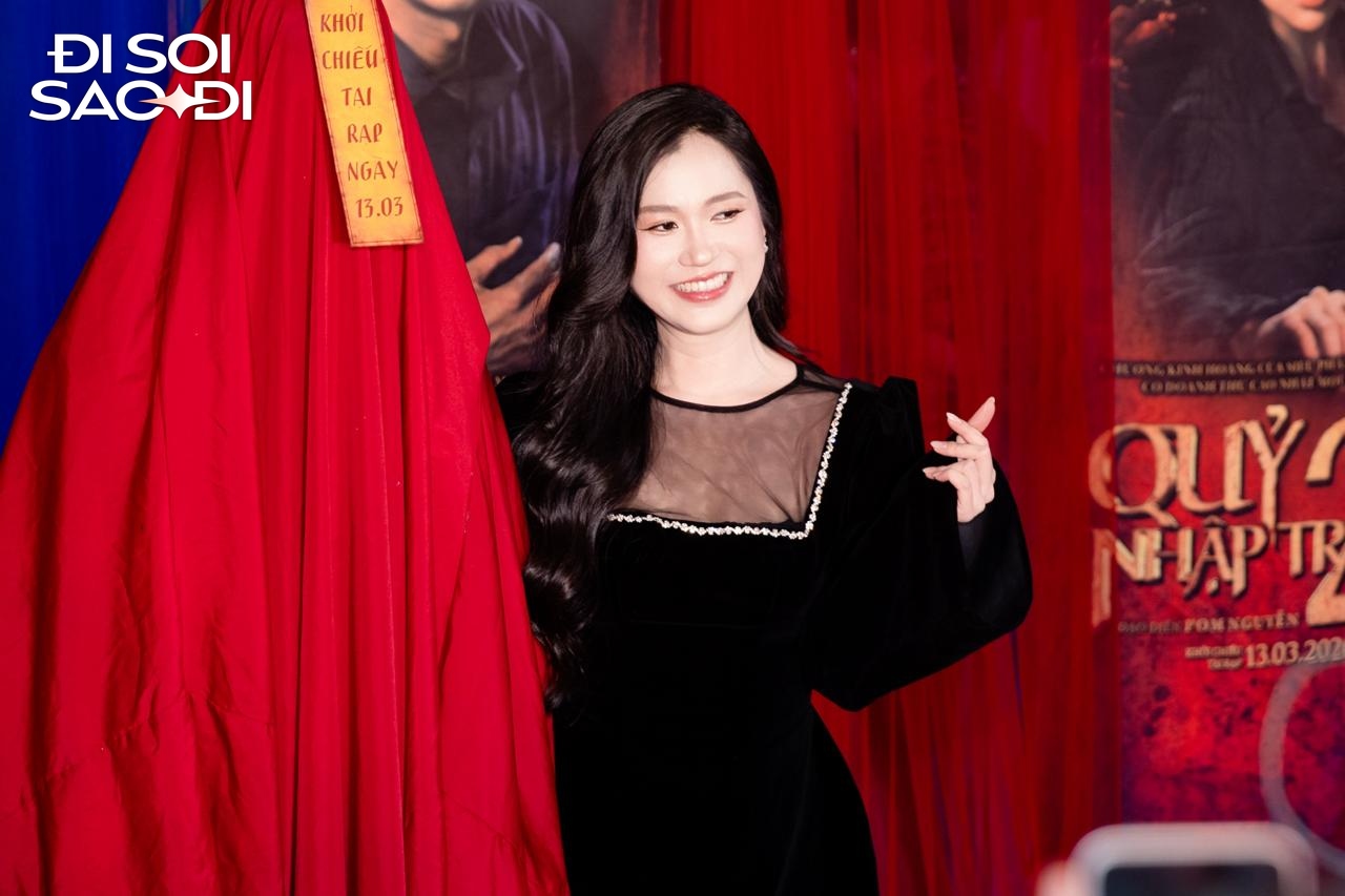 L&acirc;m Vỹ Dạ trẻ đẹp rạng ngời tại thảm đỏ ra mắt Qủy Nhập Tr&agrave;ng 2 - Ảnh 2.