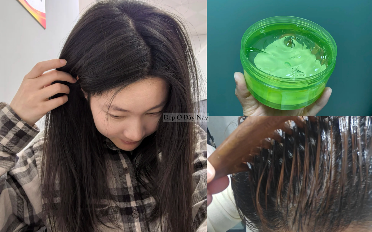 Thử thoa gel l&ocirc; hội l&ecirc;n t&oacute;c sau khi gội đầu, t&ocirc;i kh&ocirc;ng ngờ t&oacute;c hết sạch g&agrave;u v&agrave; giảm bết thấy r&otilde; - Ảnh 1.