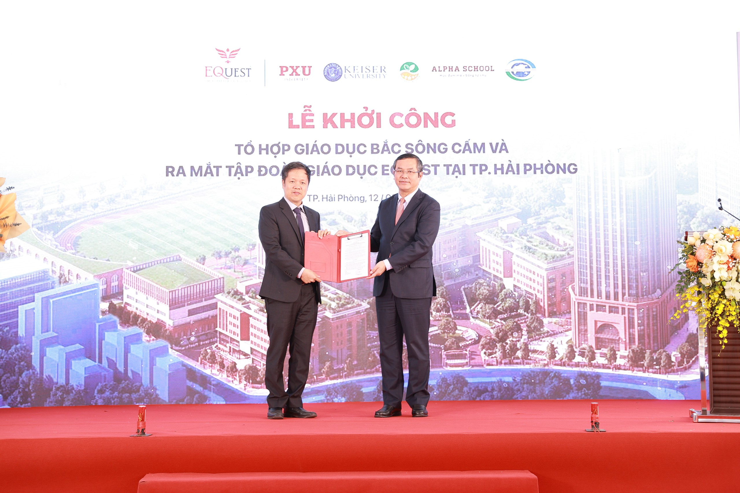 Khởi công và ra mắt Tổ hợp Giáo dục tại Hải Phòng, quy mô đào tạo 20.000 học sinh, sinh viên - Ảnh 1.