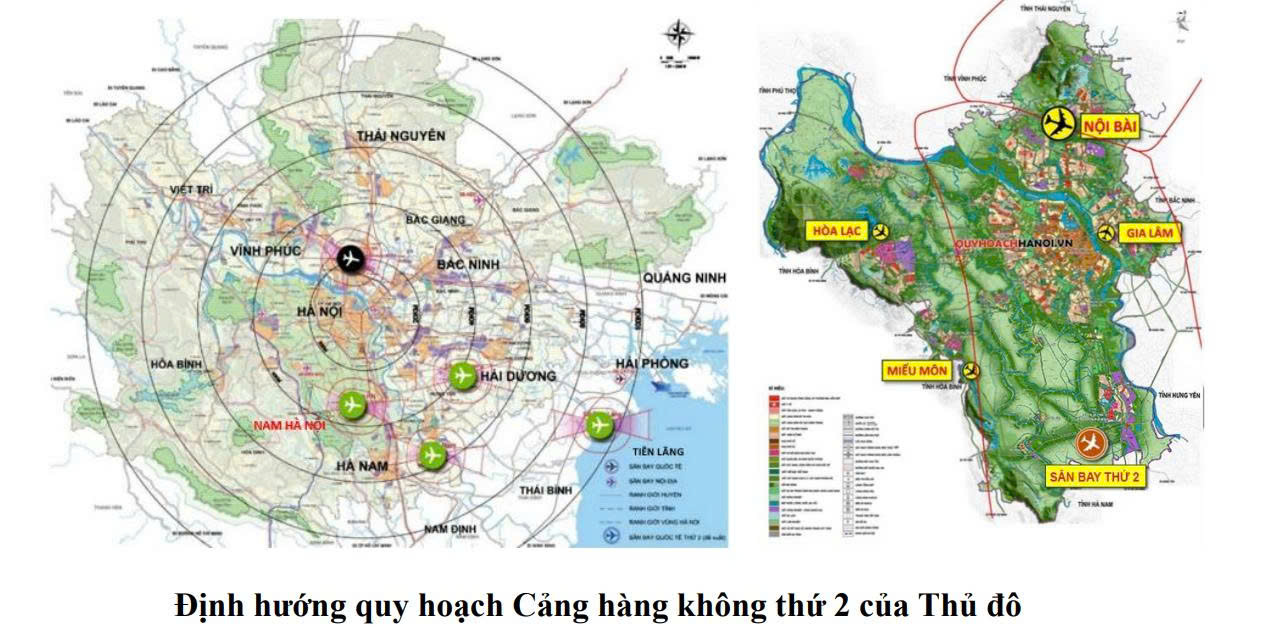 S&acirc;n bay quốc tế thứ hai của H&agrave; Nội, c&ocirc;ng suất 50 triệu kh&aacute;ch/năm: Dự t&iacute;nh x&acirc;y dựng tr&ecirc;n địa phận c&aacute;c x&atilde; n&agrave;o? - Ảnh 1.