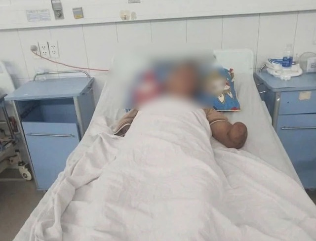 Cụ &ocirc;ng cụt tay kẹp rắn hổ mang đưa về nh&agrave; g&acirc;y sốt mạng x&atilde; hội năm 2026 - Ảnh 2.