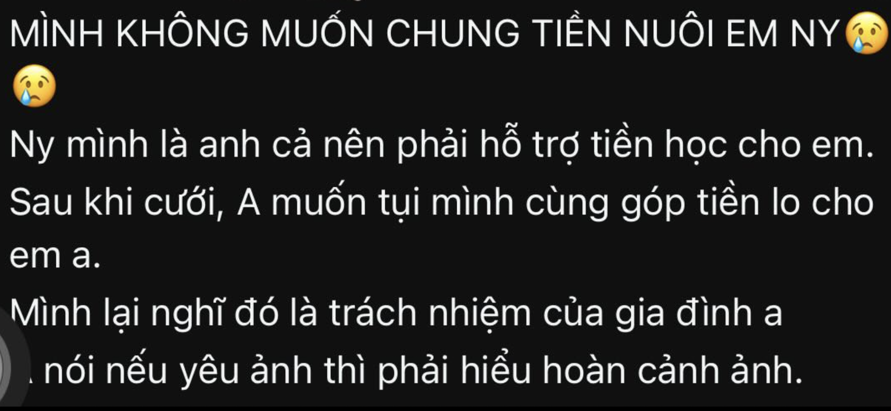 Lấy chồng còn phải nuôi cả em chồng: Câu chuyện tài chính trong hôn nhân khiến MXH dậy sóng - Ảnh 1.