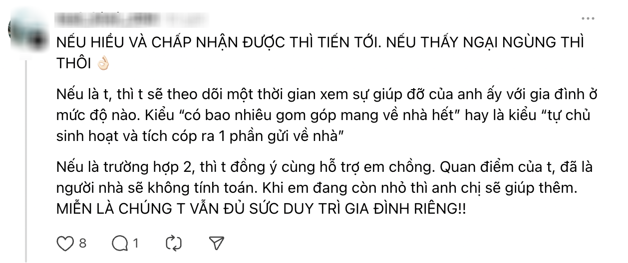 Lấy chồng còn phải nuôi cả em chồng: Câu chuyện tài chính trong hôn nhân khiến MXH dậy sóng - Ảnh 2.