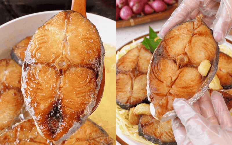 Đừng ướp muối sống nữa, thêm một bước rang muối này đảm bảo cá thu chiên ngoài giòn rụm, trong mọng nước đưa cơm - Ảnh 1.