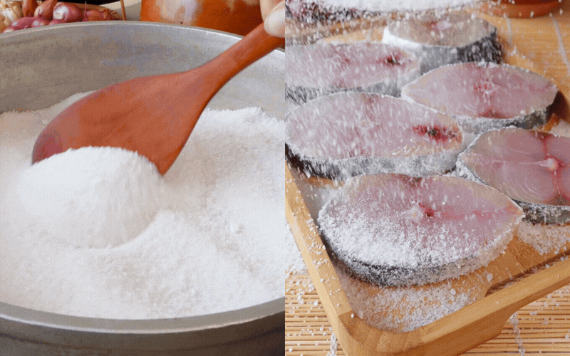 Đừng ướp muối sống nữa, thêm một bước rang muối này đảm bảo cá thu chiên ngoài giòn rụm, trong mọng nước đưa cơm - Ảnh 4.