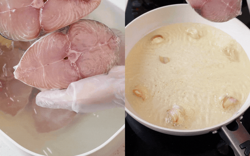 Đừng ướp muối sống nữa, thêm một bước rang muối này đảm bảo cá thu chiên ngoài giòn rụm, trong mọng nước đưa cơm - Ảnh 6.