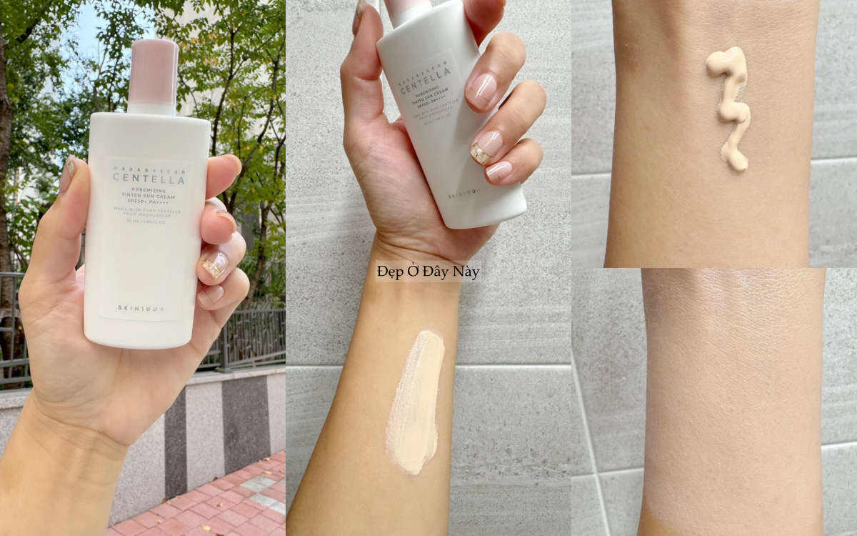 Da đẹp ngay sau khi thoa: 5 kem chống nắng n&acirc;ng t&ocirc;ng đều m&agrave;u m&agrave; kh&ocirc;ng bết d&iacute;nh, b&oacute;ng nhờn - Ảnh 3.