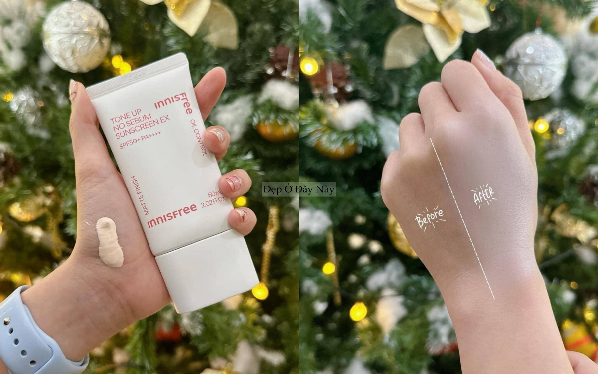 Da đẹp ngay sau khi thoa: 5 kem chống nắng n&acirc;ng t&ocirc;ng đều m&agrave;u m&agrave; kh&ocirc;ng bết d&iacute;nh, b&oacute;ng nhờn - Ảnh 4.