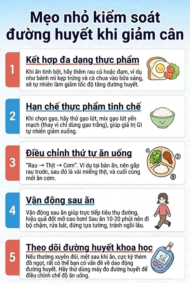 Thực đơn cho 7 ngày ăn kiêng để giảm cân, giảm mỡ và kiểm soát đường huyết - Ảnh 8.