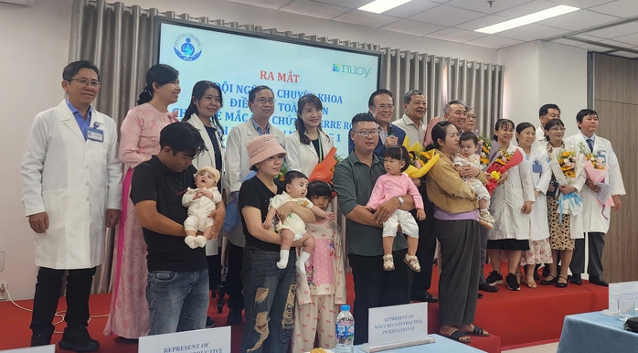 Kh&oacute; thở sau sinh, tưởng b&eacute; chỉ bị đờm nhưng lại mắc hội chứng Pierre Robin - Ảnh 1.