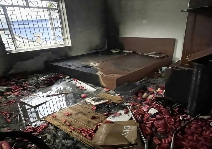 Nổ lớn tại điểm thu mua sắt vụn ở Th&aacute;i Nguy&ecirc;n, 1 người chết tại chỗ - Ảnh 2.