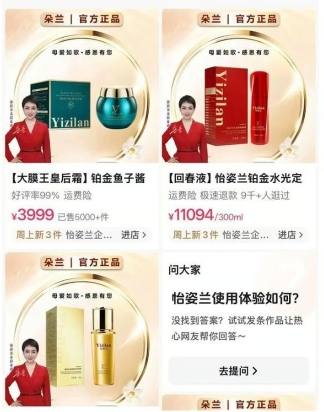 Nữ tổng t&agrave;i Duolan bị điều tra: Dư luận x&ocirc;n xao về mỹ phẩm gi&aacute; 15 triệu đồng - Ảnh 2.